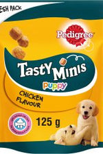 PEDIGREE Tasty Minis Puppy Treats Chewy Cubes with Chicken 125g