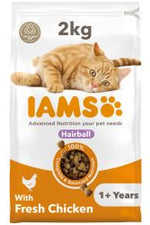 IAMS for Vitality Hairball Cat Food with Fresh chicken