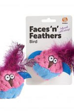 Faces 'n' Feathers Bird Cat Toy