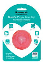 Rosewood Biosafe Puppy Treat Ball Pink