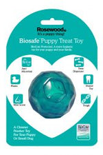 Rosewood Biosafe Puppy Treat Ball Blue