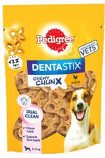 PEDIGREE Dentastix Chewy Chunx Mini Dog Treat Chicken Flavour