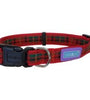 Hemm & Boo Tartan Collar Red Small