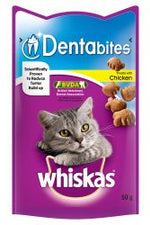 Whiskas Dentabites Cat Treats with Chicken