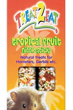 Johnsons Treat 2 Eat Hamster Tropical Fruit Daily Nibble Sticks