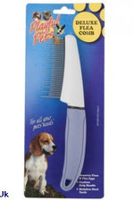 LUXURY STEEL TWIN LENGTH  SPIKED PET COMB. SLIDE ON CARD