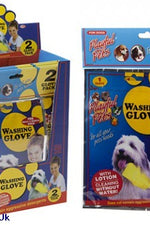 2PK PET MAGIC WASHING GLOVE W/  LOTION IN FOIL SEAL PACK 12DBX