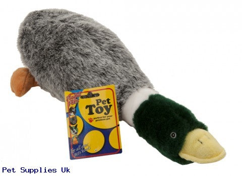 42CM VONNEL SQUEAKING DUCK  TOY PVC COATED H/CARD