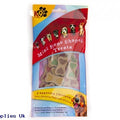 FLAVOURED MINI BONE SHAPED  TREATS IN PTD OPP SEALED BAG