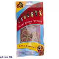 BEEF FLAVOURED MINI STEAK  TREATS IN PTD OPP SEALED BAG