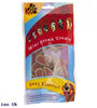 BEEF FLAVOURED MINI STEAK  TREATS IN PTD OPP SEALED BAG