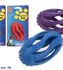 RUBBER OVAL FOOD TREAT TOY  EACH PC ON TIE ON CARD